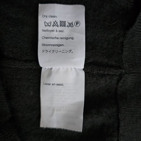 J. Crew Gray 100% Merino Wool Quarter Zip Long Sleeve Pullover Sweater Sz Large - Picture 11 of 12